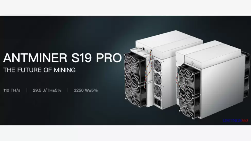 0ZK57 NEW Bitmain Antminer S19 pro computer 100T / 110T