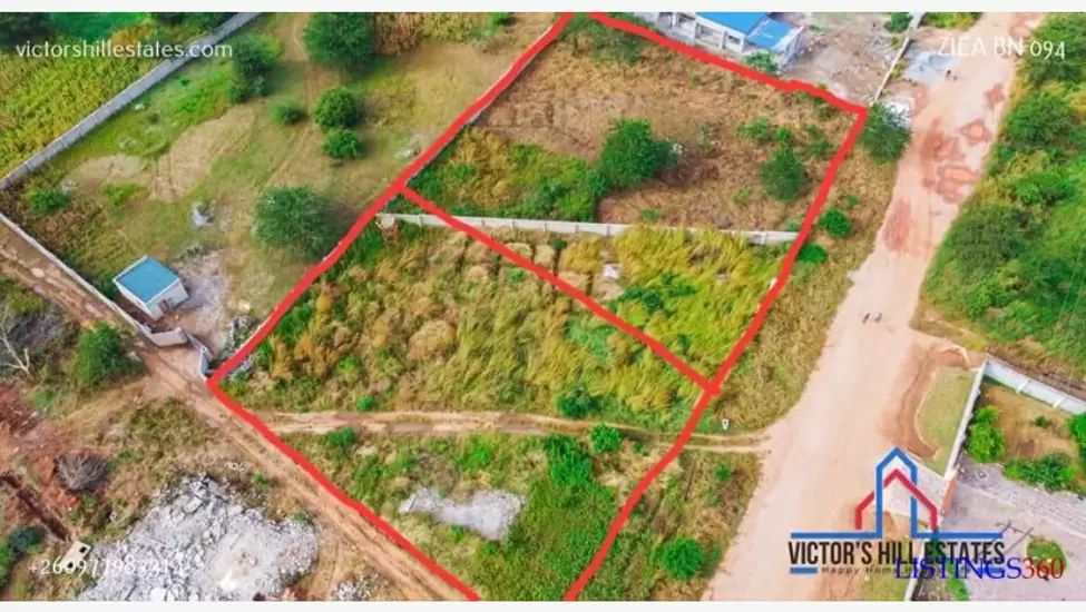 450,000 ZK 50m by 30m PLOTS FOR SALE IN STATE LODGE 300M OFF TAR